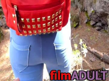 Секс с толстой женой на природе раком - фото 1