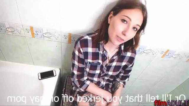 Реальный секс с русской сводной сестрой, которая увидела член брата - фото 1